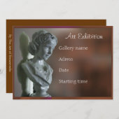 Kunstausstellung Einladung (Vorne/Hinten)