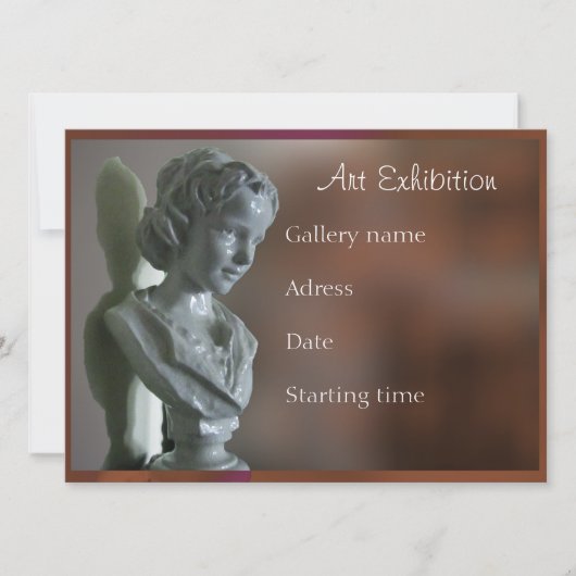 Kunstausstellung Einladung (Vorderseite)