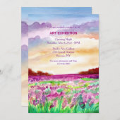 Kunstausstellung Einladung (Vorne/Hinten)