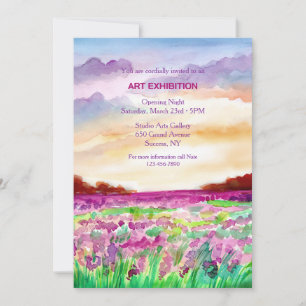 Kunstausstellung Einladung