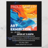 Kunstausstellung Flyer (Vorne)