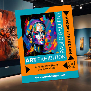 Kunstausstellung Flyer