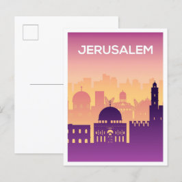 Kunstausstellung Jerusalem Postkarte