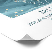 Kunstausstellung Künstlerin Maler Poster (Ecke)