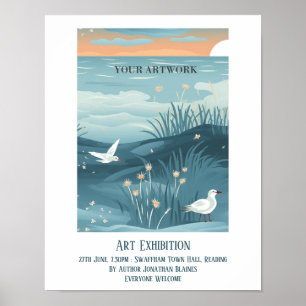 Kunstausstellung Künstlerin Maler Poster