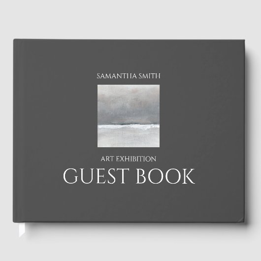 Kunstausstellung Personalisiertes Gästebuch (Vorderseite)