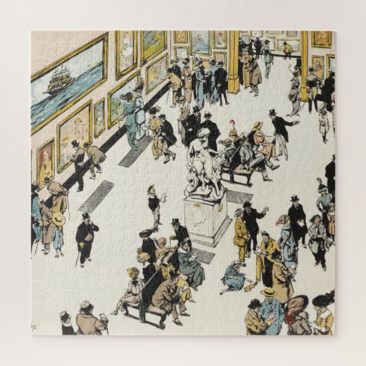 Kunstausstellung, Royal Academy of Arts London Ver Puzzle (Vertikal)