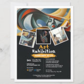 Kunstausstellungs-Event-Flyer-Vorlage (Vorderseite)