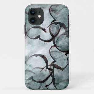 Kunstavantgarde grau, schwarze Handfarbe Case-Mate iPhone Hülle