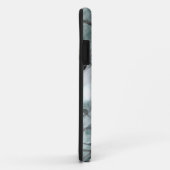 Kunstavantgarde grau, schwarze Handfarbe Case-Mate iPhone Hülle (Hinten/Rechts)