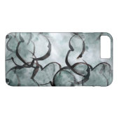 Kunstavantgarde grau, schwarze Handfarbe Case-Mate iPhone Hülle (Rückseite (Horizontal))