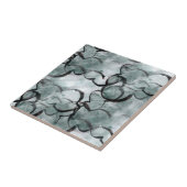 Kunstavantgarde grau, schwarze Handfarbe Fliese (Seite)