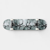 Kunstavantgarde grau, schwarze Handfarbe Skateboard (Horizontal)