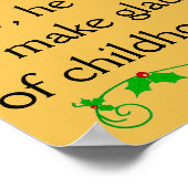 KUNSTBAR Ja! Es gibt ein Santa Claus Poster! Poster (Ecke)