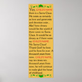 KUNSTBAR Ja! Es gibt ein Santa Claus Poster! Poster (Vorne)