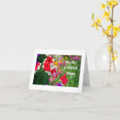 KUNSTBAR, "ZU MEINER ANDEREN MAMA" KARTE. KARTE (Gelbe Blume)