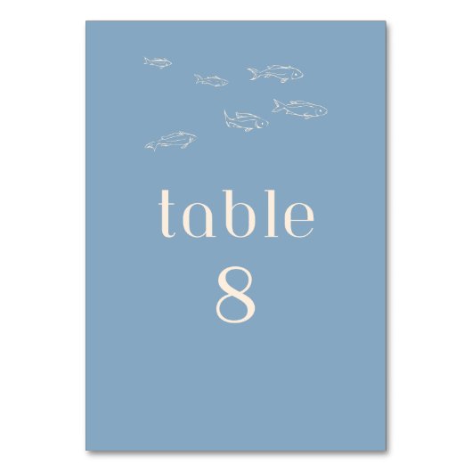 KUNSTBARE WUNDERSCHÖNE STRANDWÄSCHE TISCHNUMMER (Vorderseite)