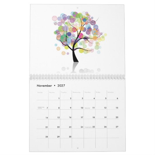Kunstbaumkalender Kalender (Nov 2027)