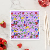 Kunstbedarf Lavendel Servietten (Beispiel)