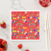 Kunstbedarf Rote Servietten (Beispiel)