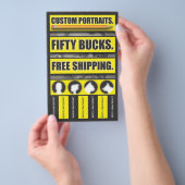 Kunstbericht Flyer (Handgriff)