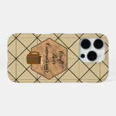 Kunstbierkenner iPhone Hülle (Rückseite (Horizontal))