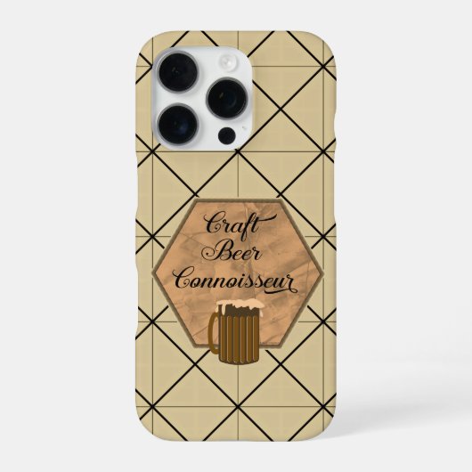 Kunstbierkenner iPhone Hülle (Rückseite)