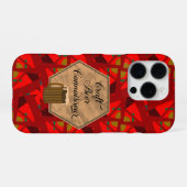 Kunstbierkenner iPhone Hülle (Rückseite (Horizontal))