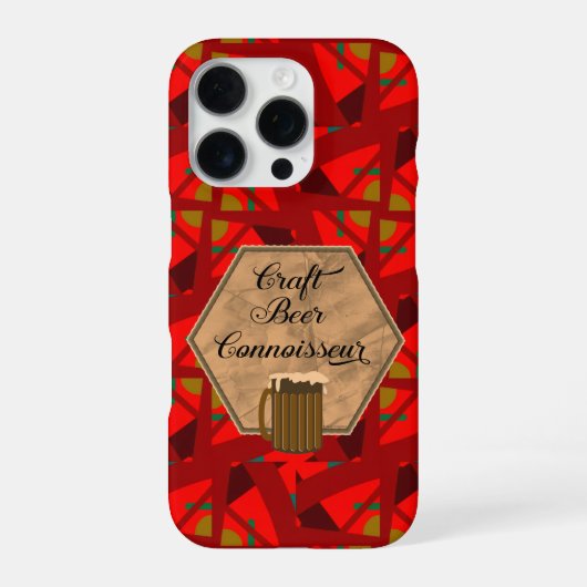 Kunstbierkenner iPhone Hülle (Rückseite)