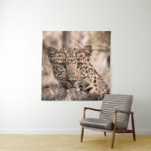 Kunstbild eines männlichen Leoparden oder Pantherp Wandteppich (Beispiel)