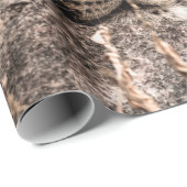 Kunstbild männlicher Leoparden oder Panther Geschenkpapier (Rolleneckpunkt)