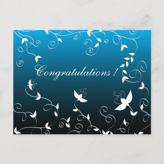 Kunstblumendesign Postkarte (Vorderseite)