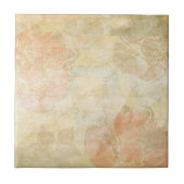 KunstblumenSchmutz-Hintergrundmuster Fliese (Vorderseite)