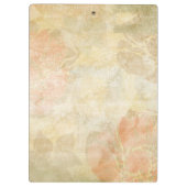 KunstblumenSchmutz-Hintergrundmuster Klemmbrett (Rückseite)