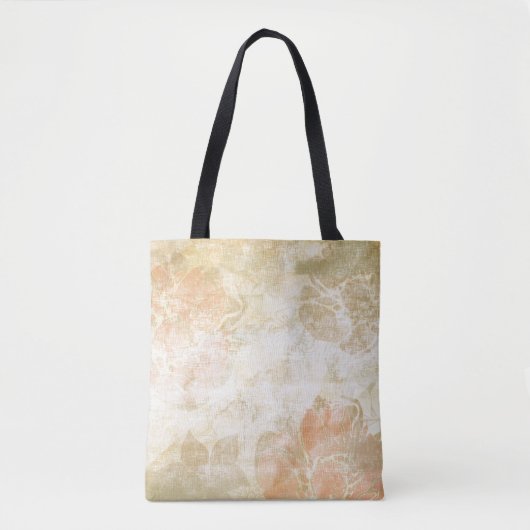 KunstblumenSchmutz-Hintergrundmuster Tasche (Vorderseite)