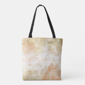 KunstblumenSchmutz-Hintergrundmuster Tasche (Rückseite)
