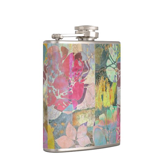 KunstblumenSchmutzmuster Flachmann (Rechts)