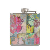 KunstblumenSchmutzmuster Flachmann (Rückseite)