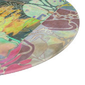 KunstblumenSchmutzmuster Schneidebrett (Ecke)