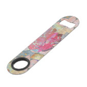 KunstblumenSchmutzmuster Speedflaschenöffner (Rückseite Schrägansicht)