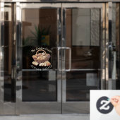 Kunstbrotkorb fensteraufkleber (Büro Tür)