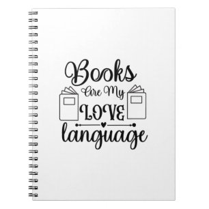 Kunstbücher lesen ist meine Liebe Notizblock
