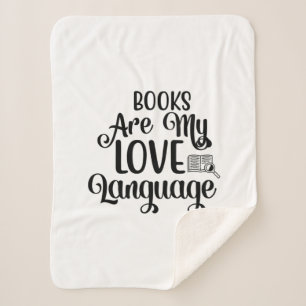 Kunstbücher lesen ist meine Liebe Sherpadecke