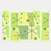 Kunstchartreuse des Atomzeitalters Pop Geschenkpapier Set (Vorderseite 3)