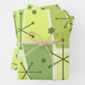 Kunstchartreuse des Atomzeitalters Pop Geschenkpapier Set (Beispiel)