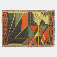 KunstDeko gesponnener Throw