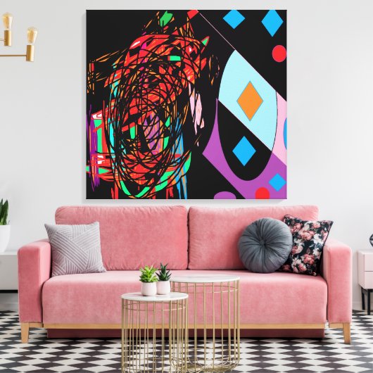 Kunstdekoration für die Leinwand von Zuhause-Innen (Insitu (Wohnzimmer))