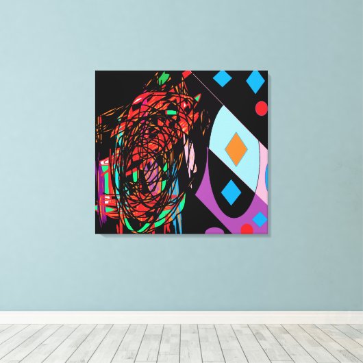 Kunstdekoration für die Leinwand von Zuhause-Innen (Insitu (Holzboden))