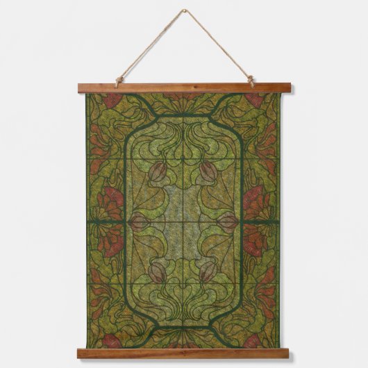 Kunstdesign aus gepolstertem Glas Wandteppich Mit Holzrahmen (Vorderseite)