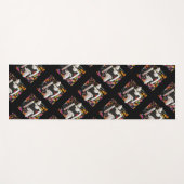 Kunstdesign dunkles Rätsel Yogamatte (Vorderseite (Horizontal))
